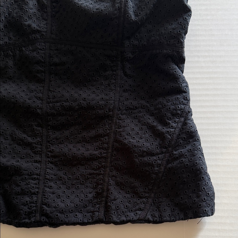 Vintage White House Black Market ,  Black Strapless Top 14 - Picture 10 of 11